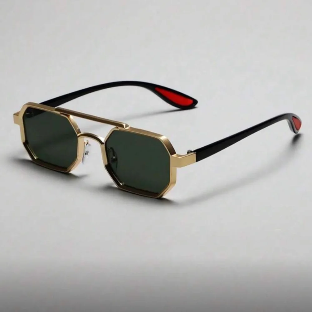 Gold and Black Sunglasses